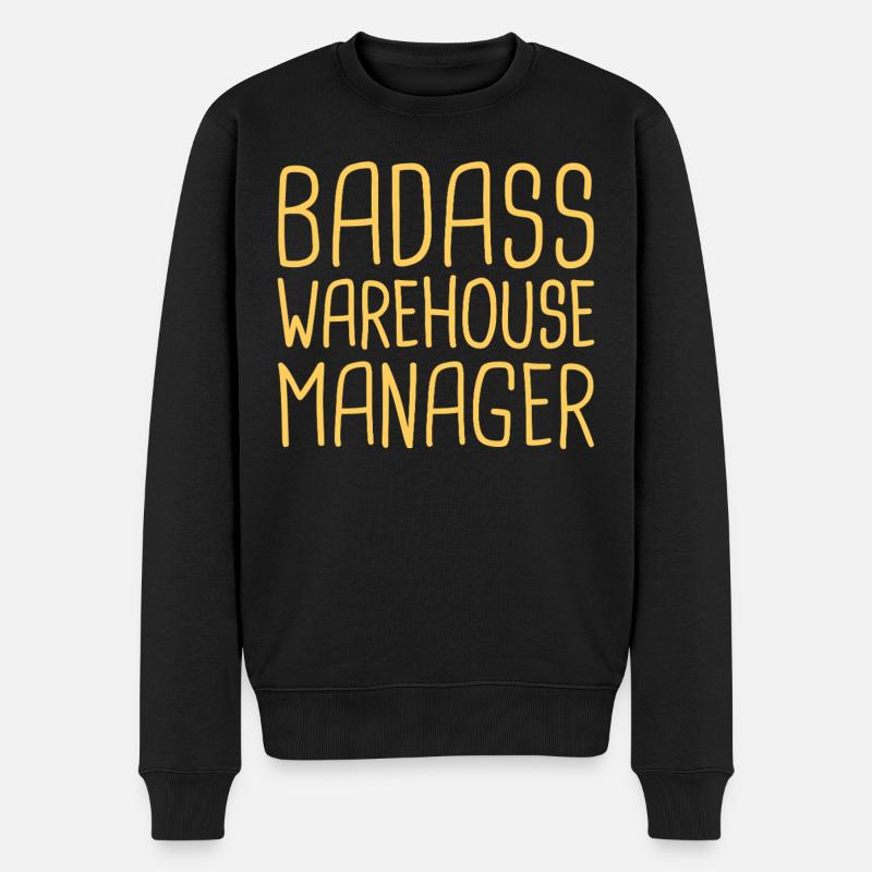 Gestionnaire d’entrepôt Badass - Pull Premium bio Homme - noir