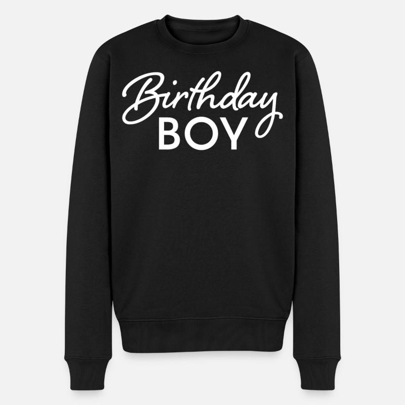 Garçon d’anniversaire - Pull Premium bio Homme - noir