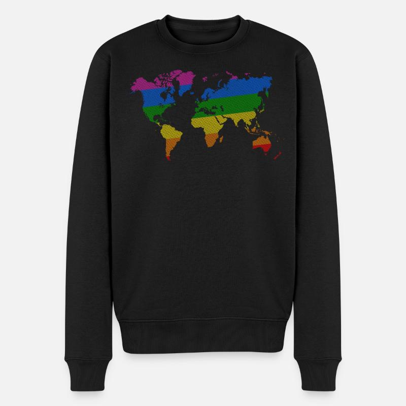 Le monde de la fierté - Pull Premium bio Homme - noir