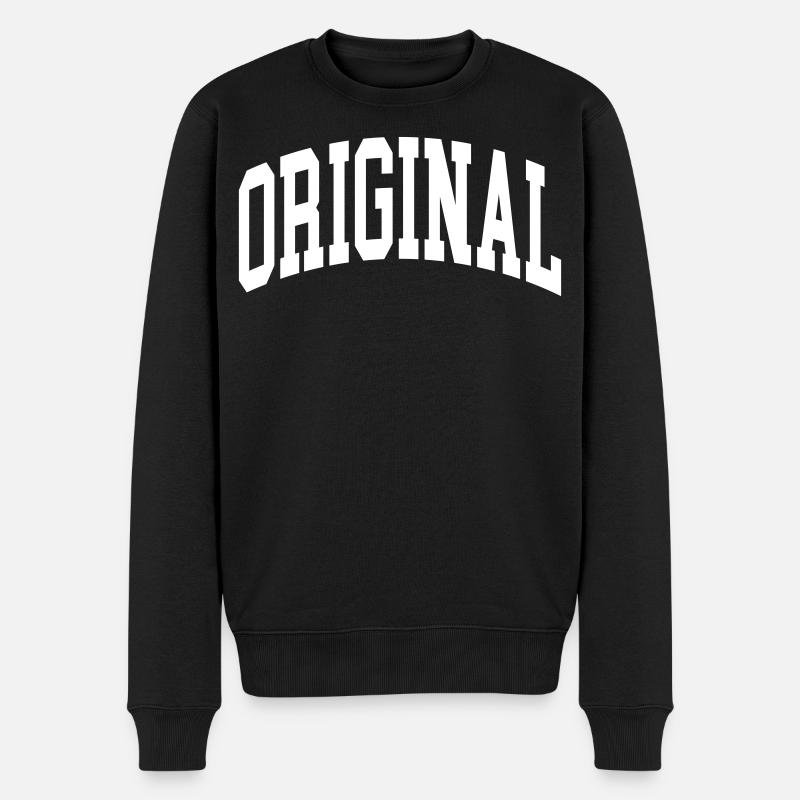 Langue source - Pull Premium bio Homme - noir