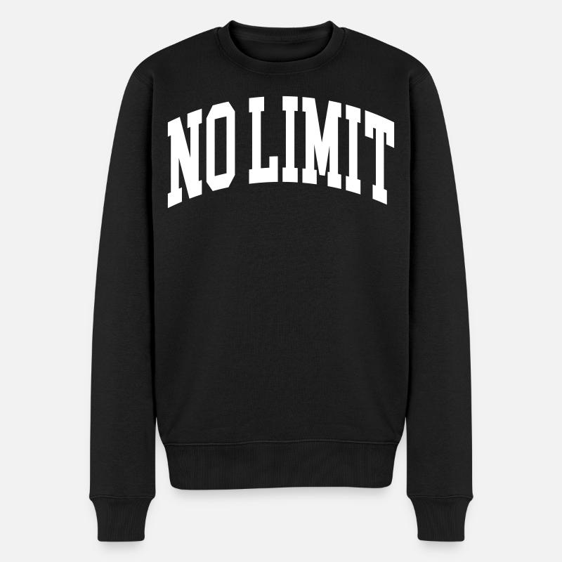 pas de limite - Pull Premium bio Homme - noir