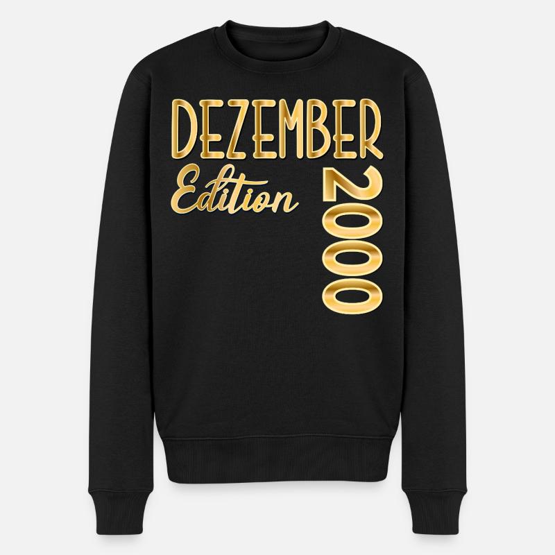 26. ANNIVERSAIRE 2000 DÉCEMBRE - Pull Premium bio Homme - noir
