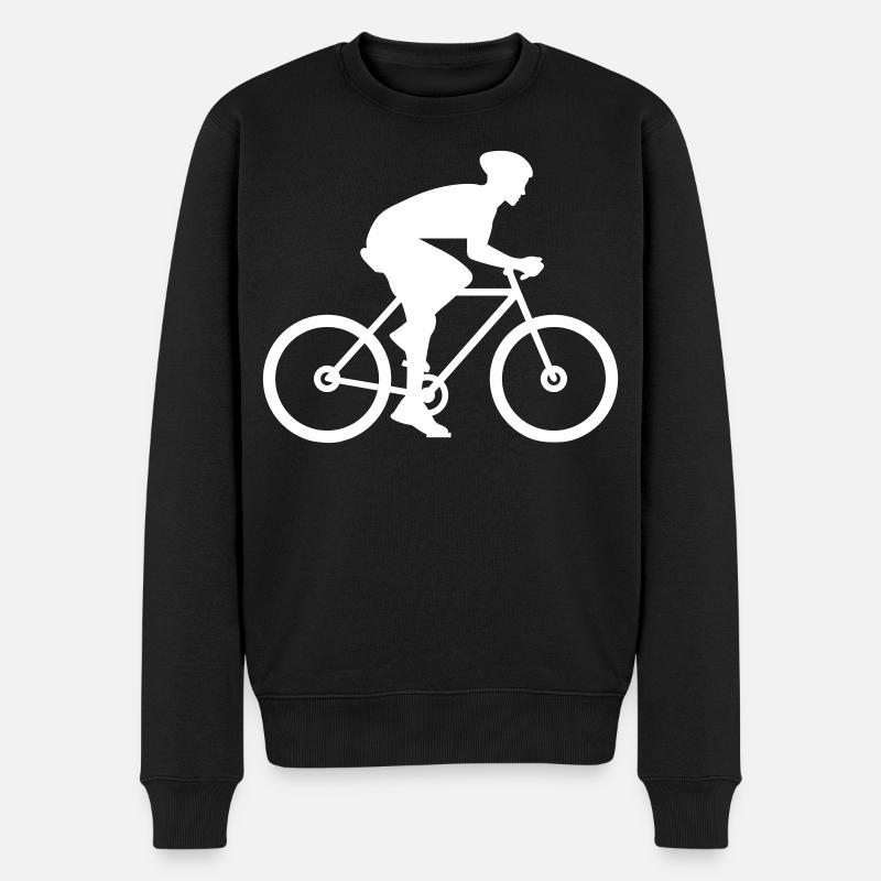 Conception de cadeaux pour le cyclisme - Pull Premium bio Homme - noir