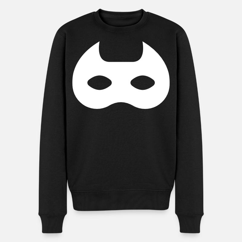 Masque d’un super-héros - Pull Premium bio Homme - noir