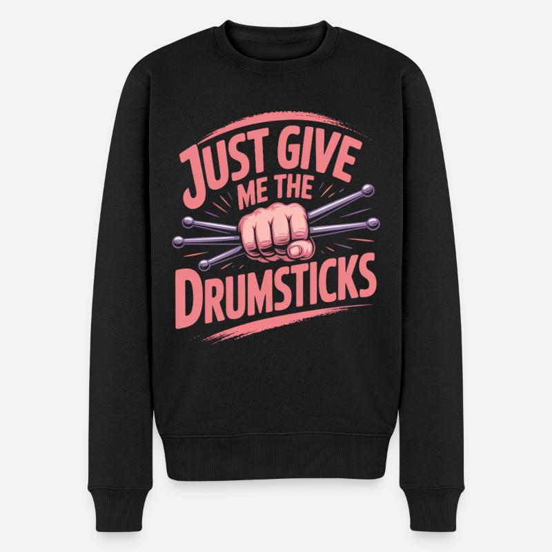 Cardio Drummer Cardio Drumming - Pull Premium bio Homme - noir