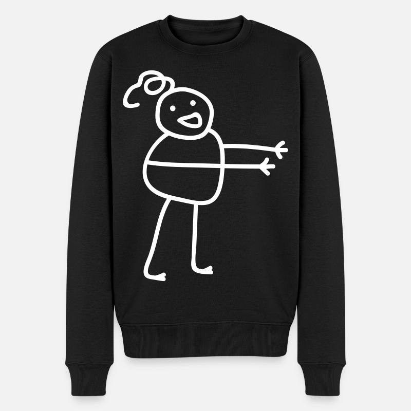 Cadeau d’homme câlin - Pull Premium bio Homme - noir