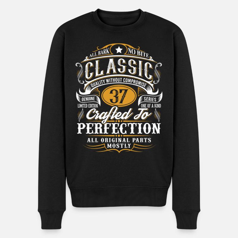 37e anniversaire - Pull Premium bio Homme - noir