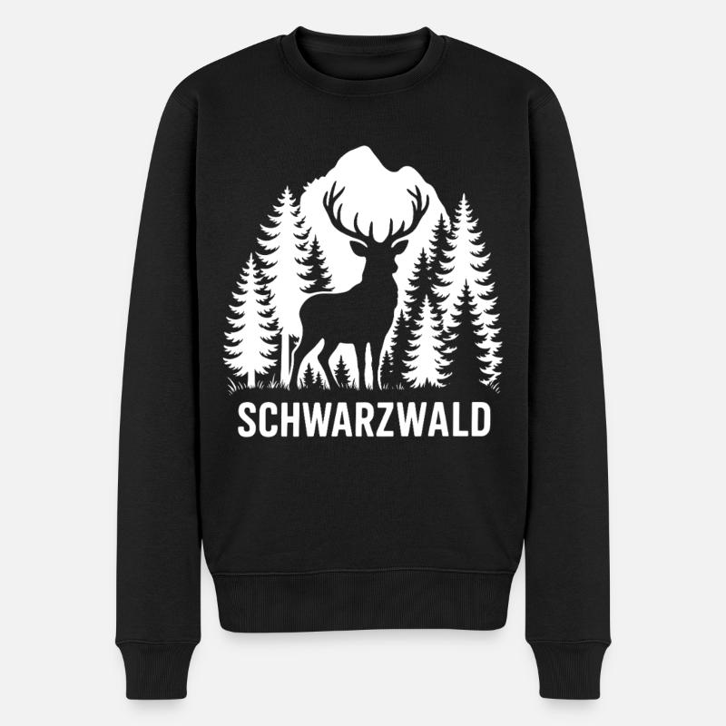 Forêt-Noire - Pull Premium bio Homme - noir