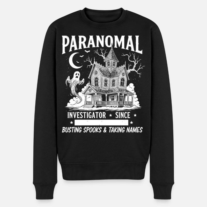 Enquêteur paranormal - Pull Premium bio Homme - noir
