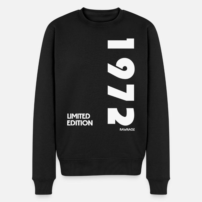 Limited_Edition_1972 - Männer Premium Bio Pullover - Schwarz