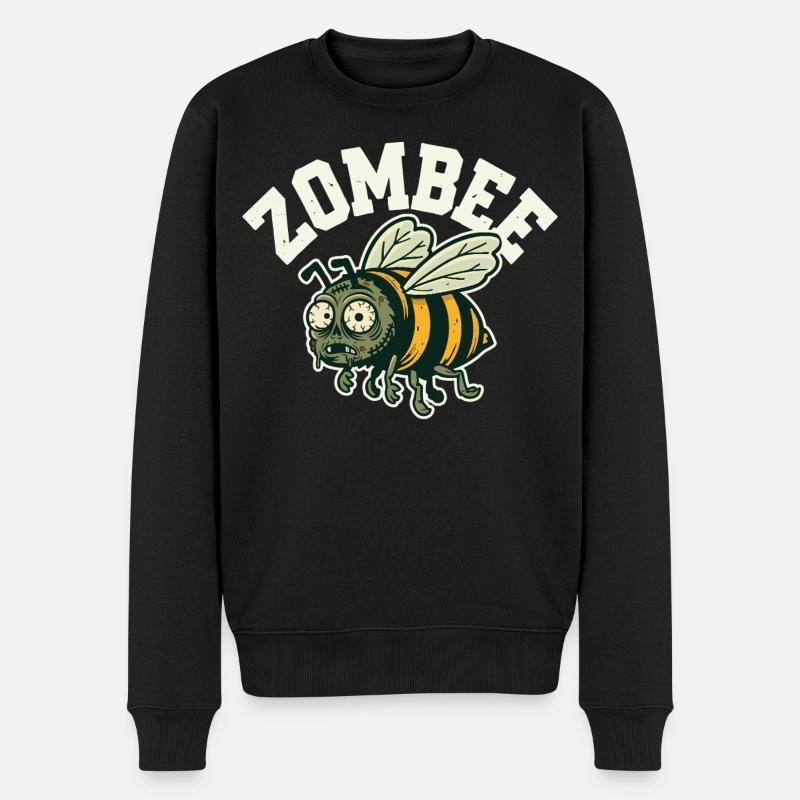 Zombee - Männer Premium Bio Pullover - Schwarz
