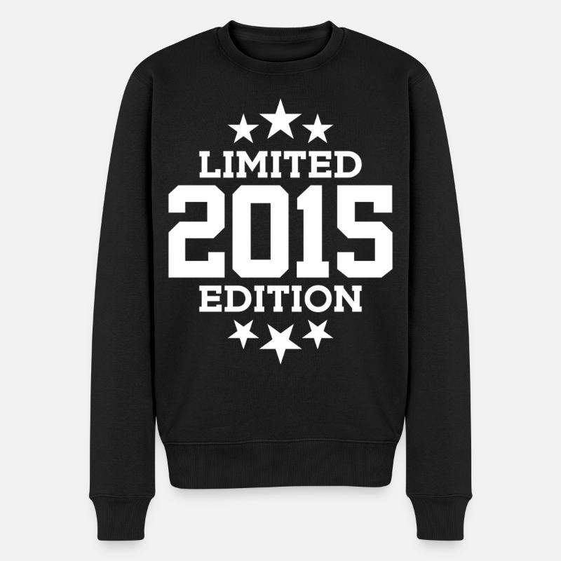 ÉDITION LIMITÉE 2015 11E ANNIVERSAIRE - Pull Premium bio Homme - noir