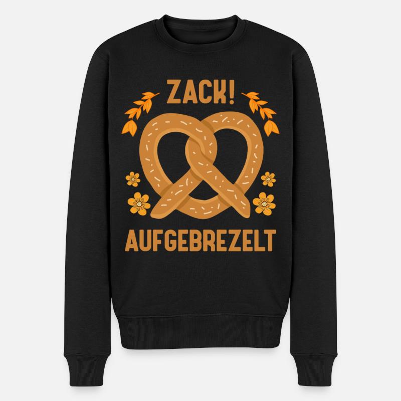 Trachtenshir Ladies Zack Dressed-up Dirndl Bretzel - Pull Premium bio Homme - noir