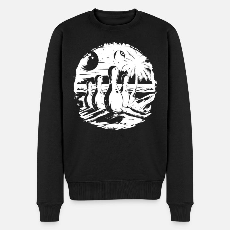 Jeu de bowling - Pull Premium bio Homme - noir