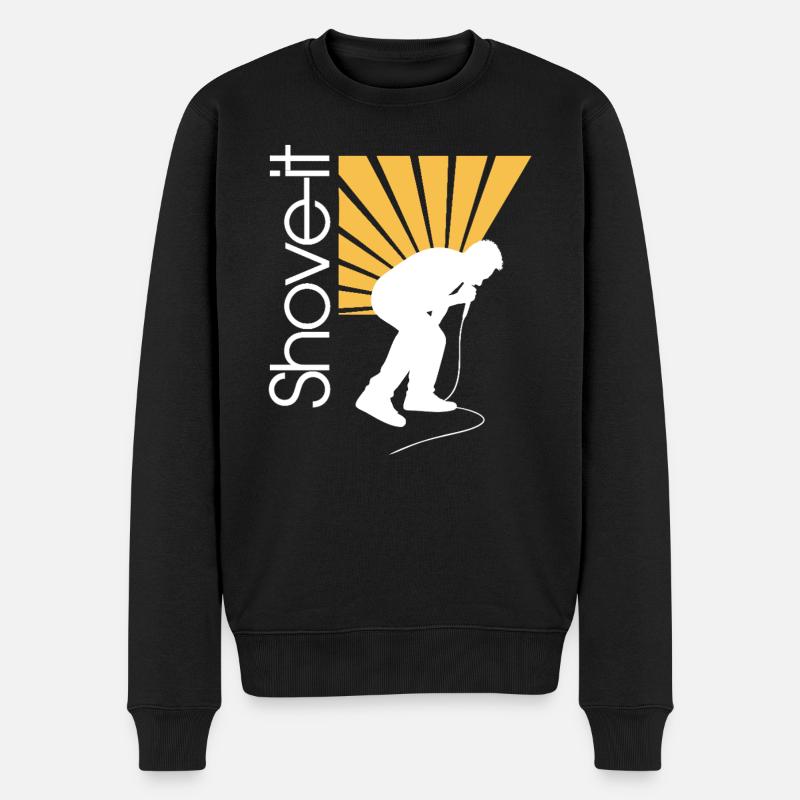 SCHIEB ES, SCHIEB ES!! -AFFE - Männer Premium Bio Pullover - Schwarz