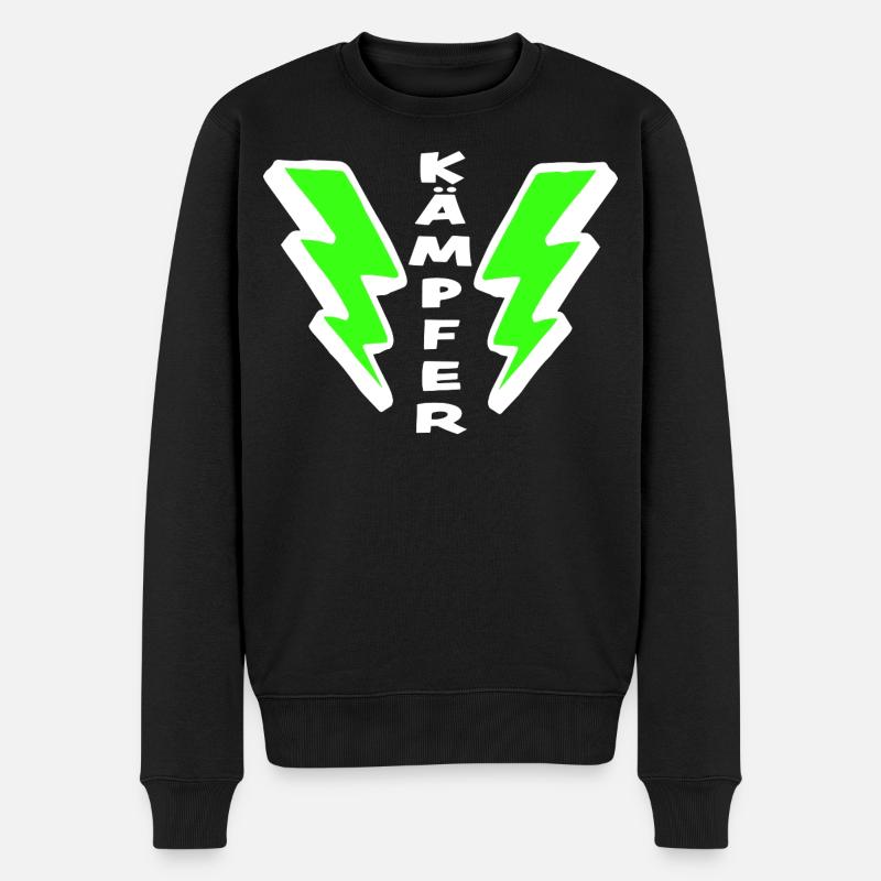 Combattant - Pull Premium bio Homme - noir