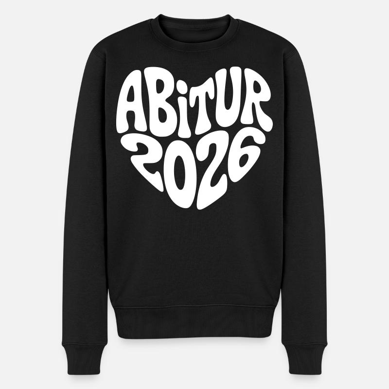 Abitur 2026 Heart - Pull Premium bio Homme - noir