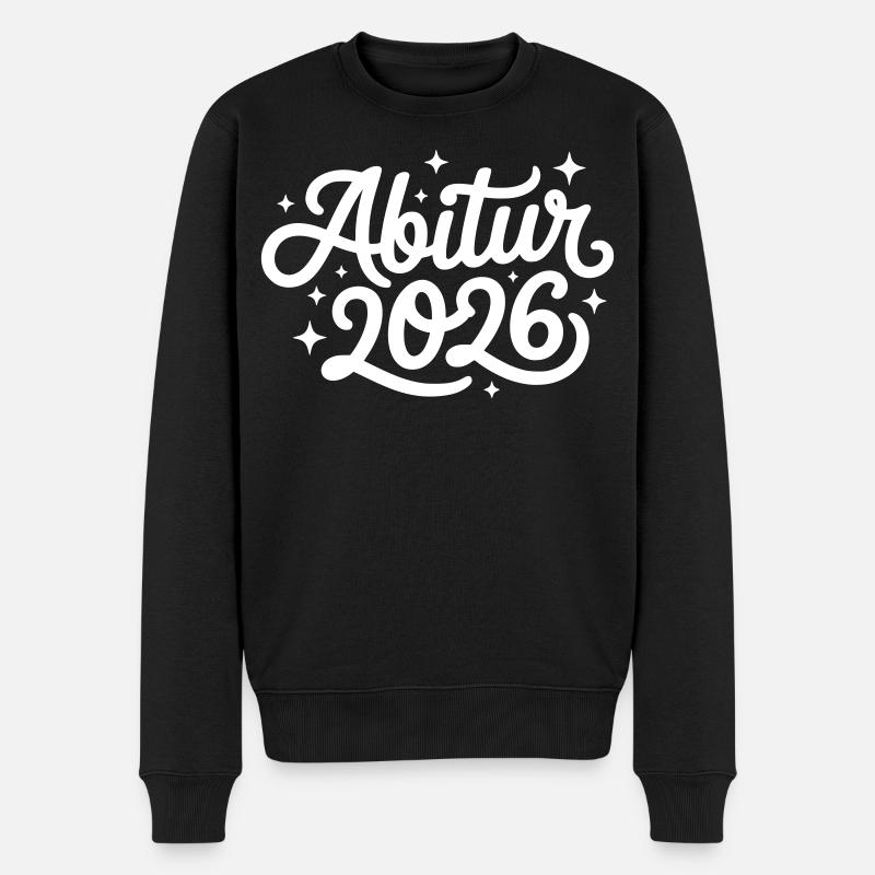 Abitur 2026 - Männer Premium Bio Pullover - Schwarz