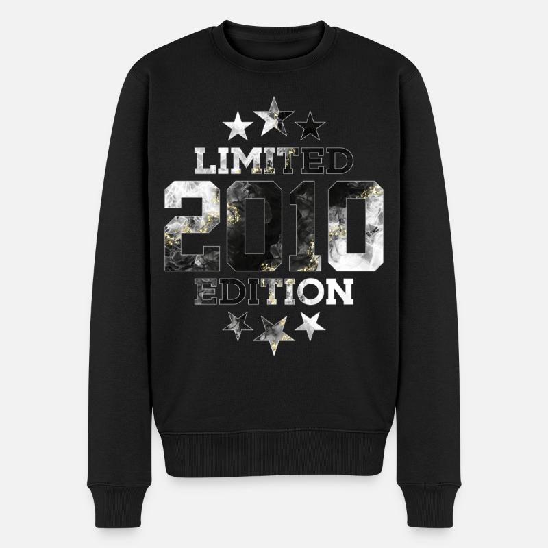 ÉDITION LIMITÉE 2010 16E ANNIVERSAIRE - Pull Premium bio Homme - noir