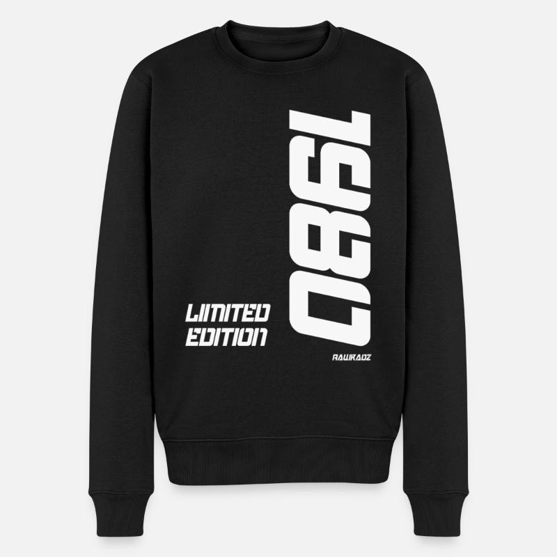 Edition limitée 1980 - Pull Premium bio Homme - noir