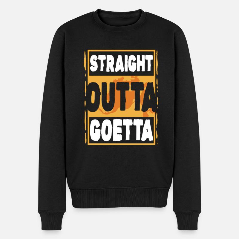 Goetta Wurst - Männer Premium Bio Pullover - Schwarz