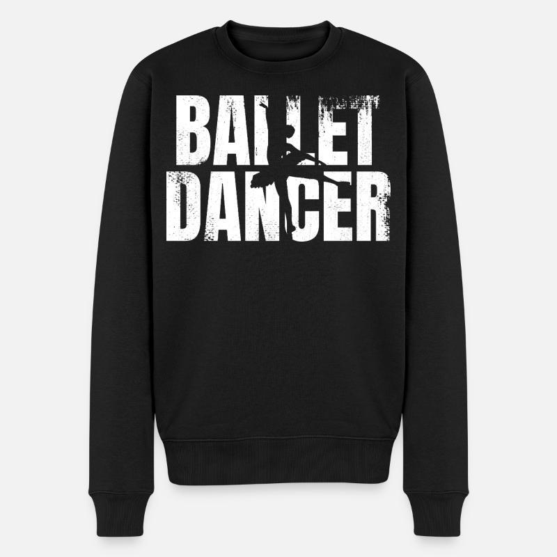 Drôle de danseuse de ballet - Pull Premium bio Homme - noir