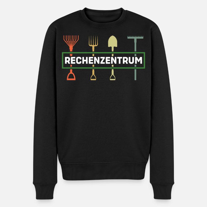 Rechenzentrum Gartenarbeit Landschaftsgärtner - Männer Premium Bio Pullover - Schwarz