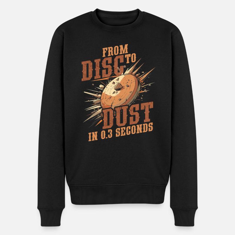 Tontaubenschießen From Disc To Dust - Männer Premium Bio Pullover - Schwarz