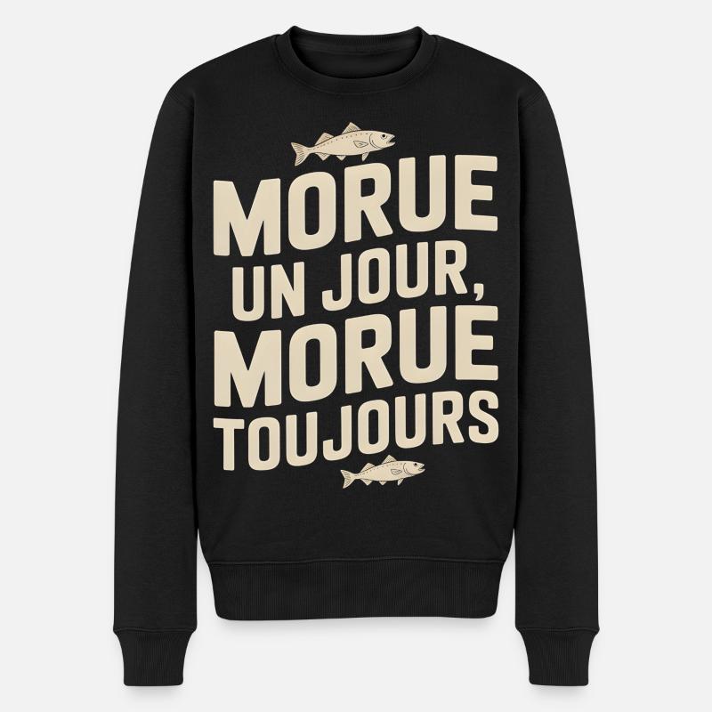 Once cod Cod - Men's Premium Organic Jumper - black