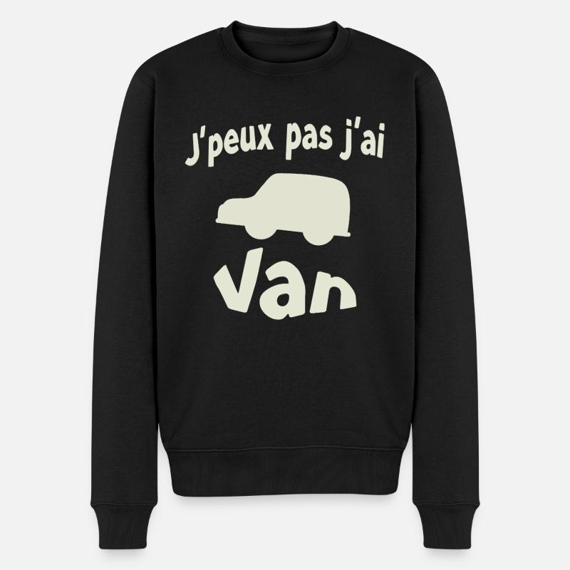 J'peux pas j'ai Van - Pull Premium bio Homme - noir