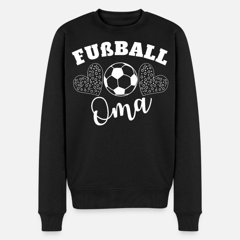 Soccer Granny Coeur Design - Pull Premium bio Homme - noir