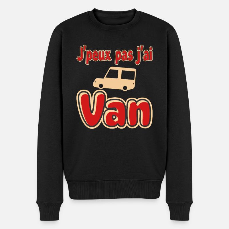 J'peux pas j'ai Van - Pull Premium bio Homme - noir