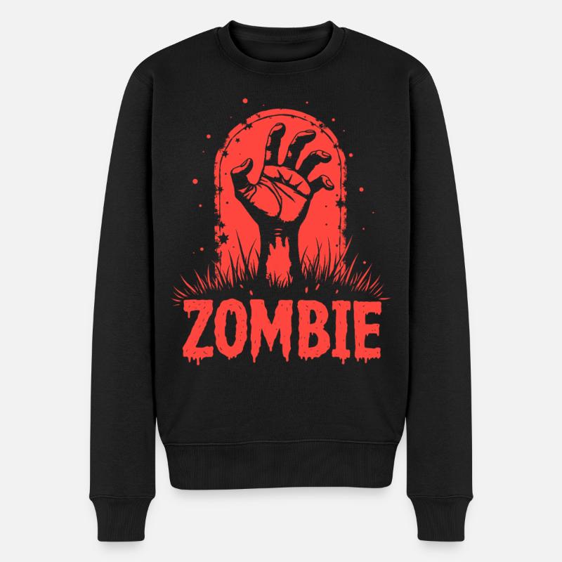 Apocalypse Zombie Main - Pull Premium bio Homme - noir