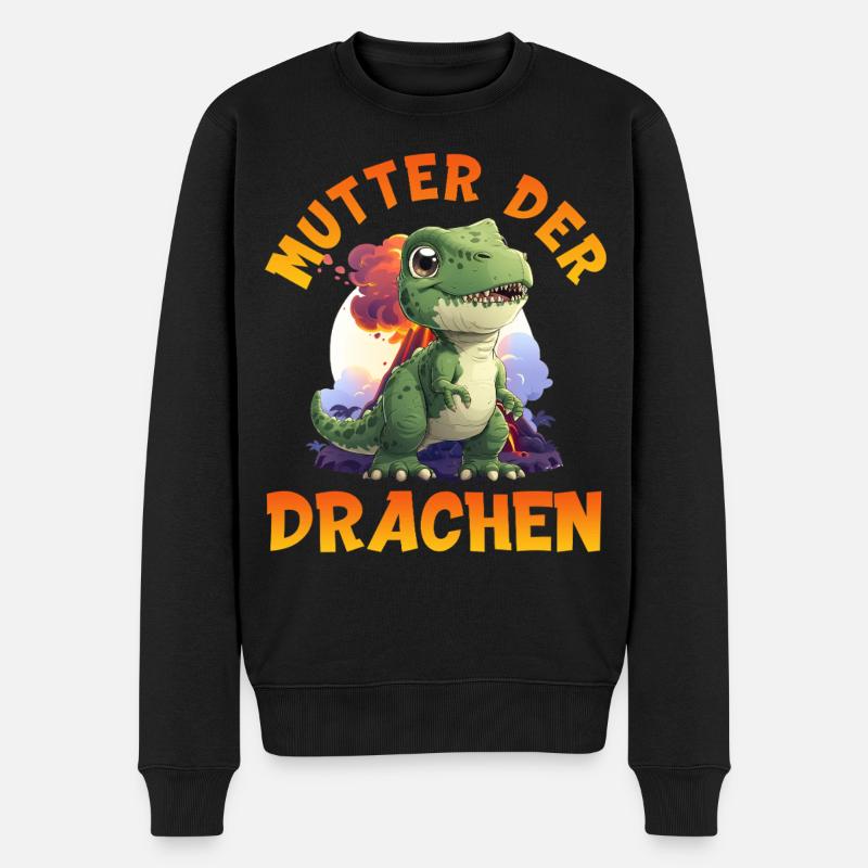 Futures mamans MÈRE DES DRAGONS Drôle - Pull Premium bio Homme - noir