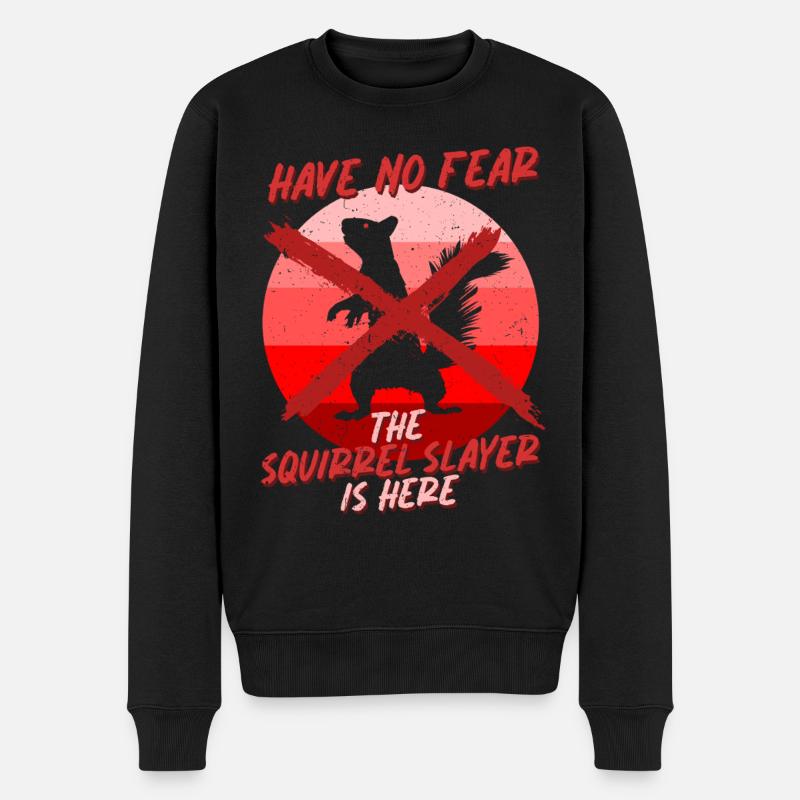 Chasseur d’écureuils Rat arboricole - Pull Premium bio Homme - noir