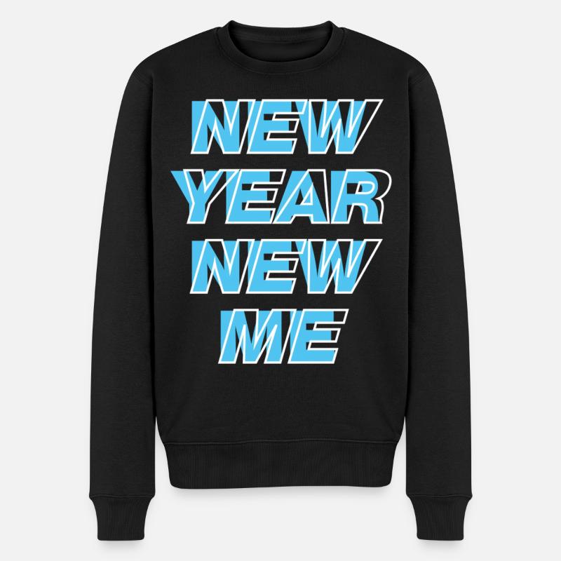 Nouvel An, Nouveau Moi - Pull Premium bio Homme - noir
