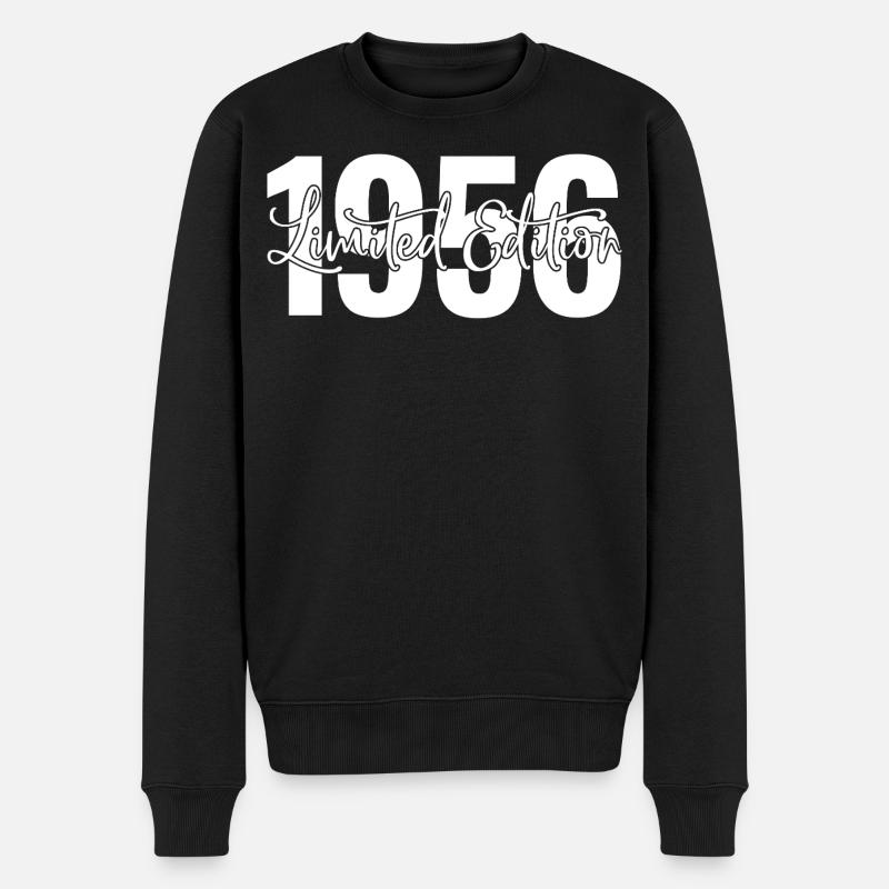 Limited edition 1956 - Männer Premium Bio Pullover - Schwarz