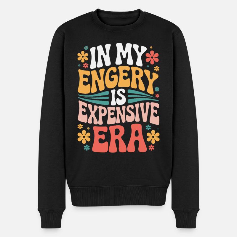 Mon énergie est chère - Pull Premium bio Homme - noir