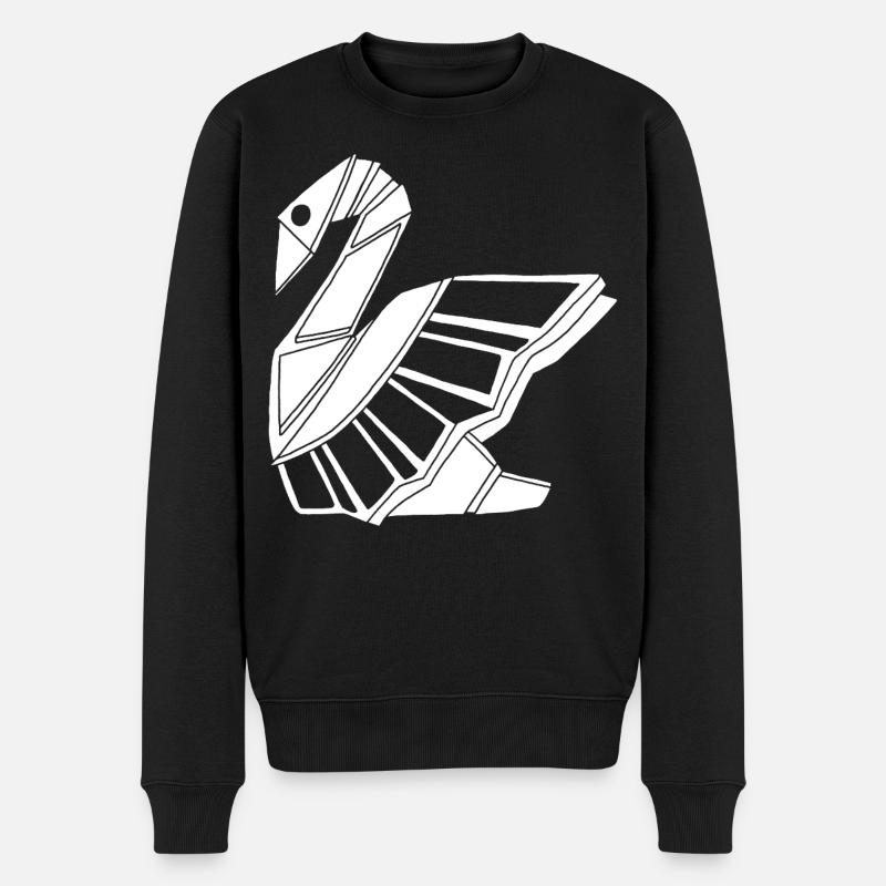 Cygne blanc - Pull Premium bio Homme - noir