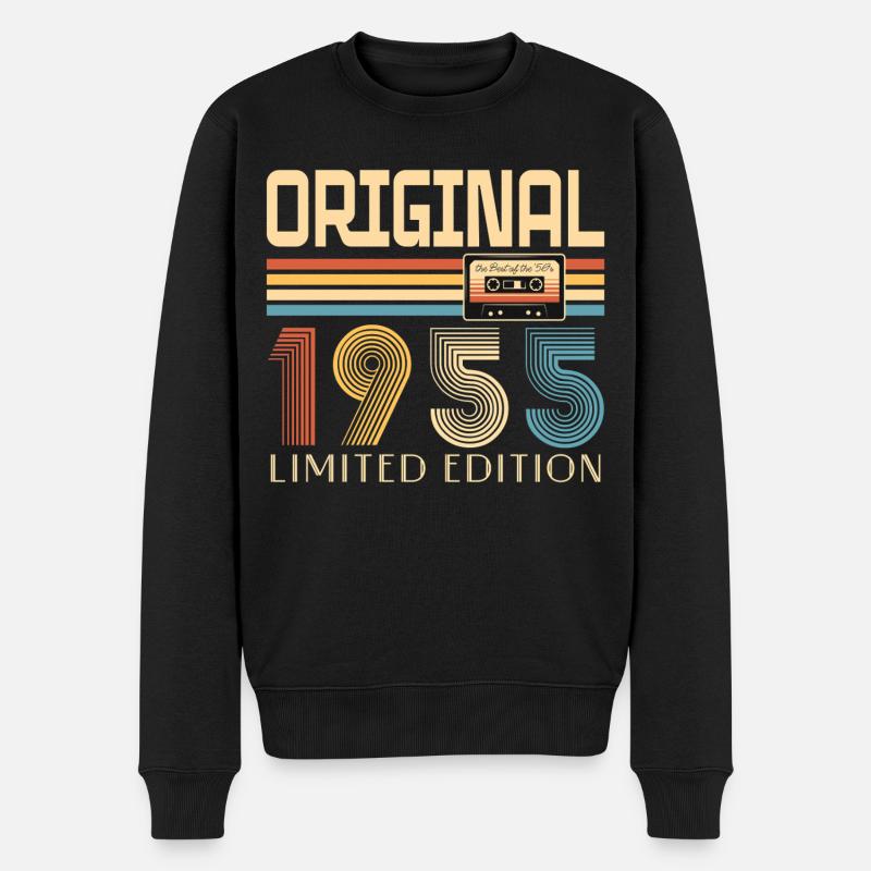 70e anniversaire 70 ans Original 1955 - Pull Premium bio Homme - noir