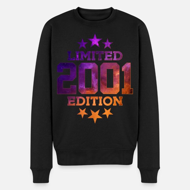 ÉDITION LIMITÉE 2001 25E ANNIVERSAIRE - Pull Premium bio Homme - noir