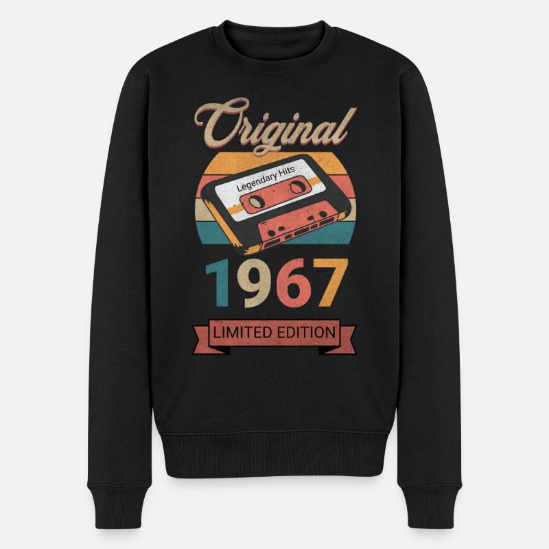 Original 1967 Édition Limitée Cadeau d’Anniversaire - Pull Premium bio Homme - noir