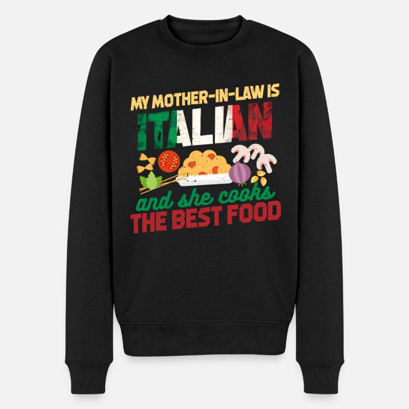 Belle-mère italienne - Pull Premium bio Homme - noir