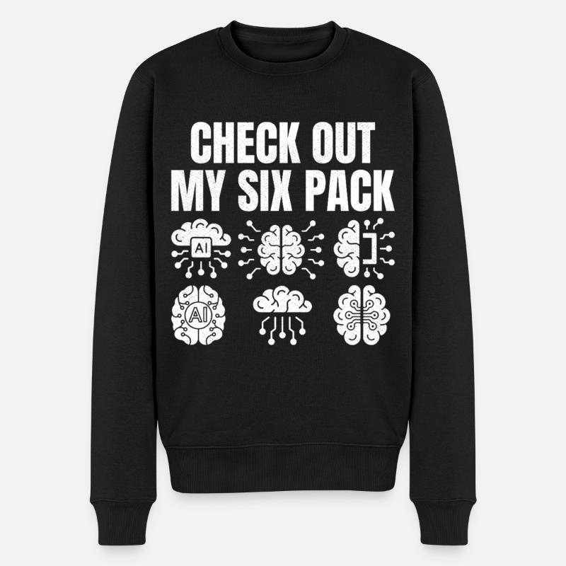 Découvrez mon pack de six - Pull Premium bio Homme - noir