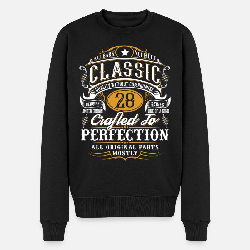 28e anniversaire - Pull Premium bio Homme - noir