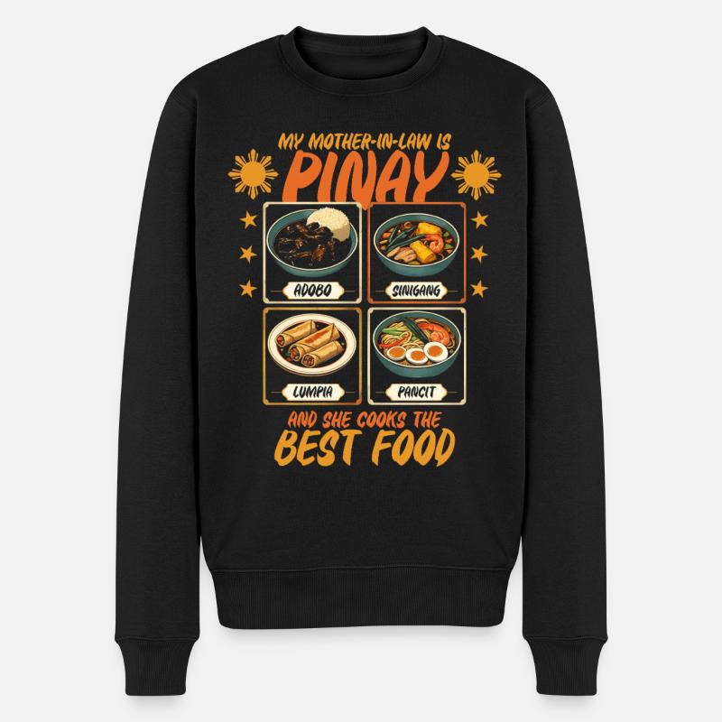 Pinay Belle-mère Philippin - Pull Premium bio Homme - noir