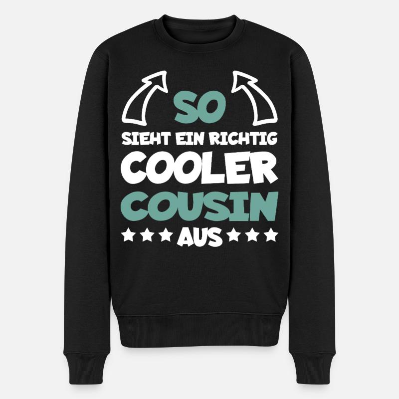 Vraiment cool cousin drôle cadeau - Pull Premium bio Homme - noir
