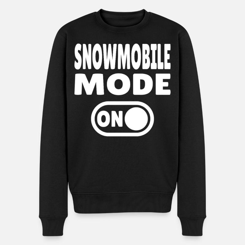 Mode motoneige activé - Pull Premium bio Homme - noir