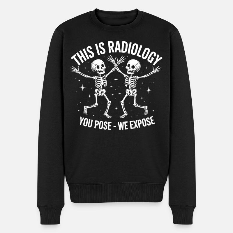 Radiologie Squelettes Danse - Pull Premium bio Homme - noir