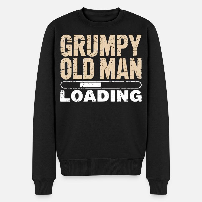 Grumpy Old Man Loading - Pull Premium bio Homme - noir